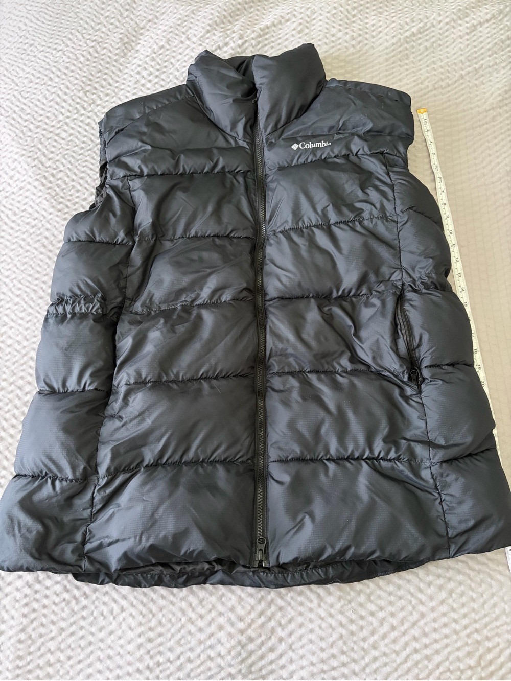 Columbia Black Women Puffer Vest - Quilted Insulated Layer